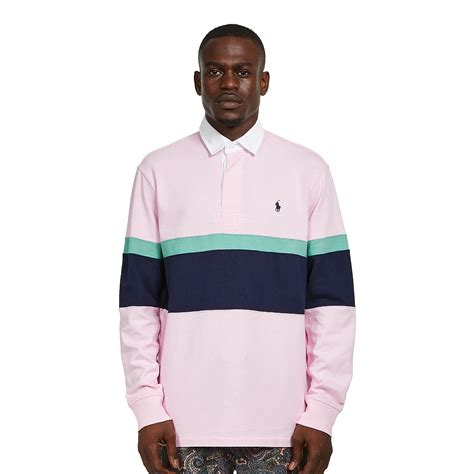 Polo Ralph Lauren The Iconic Rugby Shirt Carmel Pink Multi Hhv