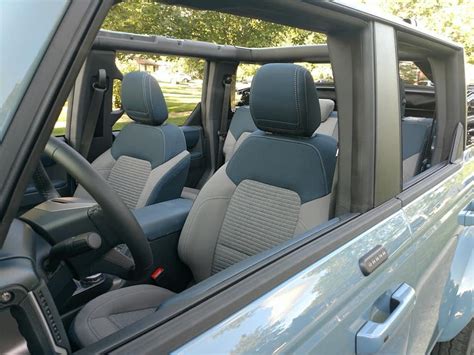 Photos Outer Banks Navy Cloth Interior Bronco6g 2021 Ford Bronco