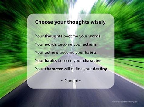 Choose Your Thoughts Wisely Destiny Past Everything Forget