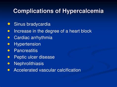 Ppt Hypercalcemia Powerpoint Presentation Free Download Id9361583