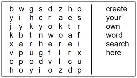 Create Word Search Puzzle Free Printable Gasedomain