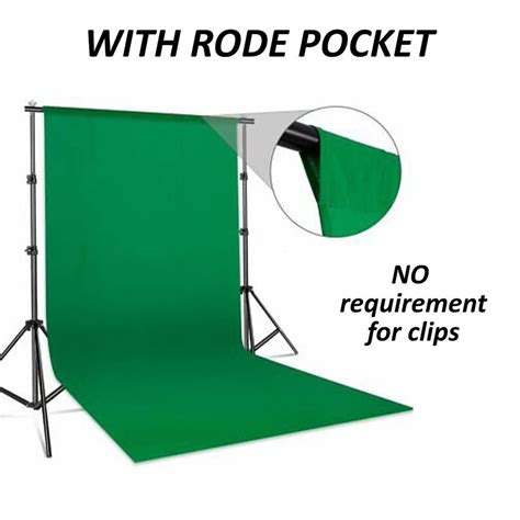 Hiffin 8x10ft Green Portable Background Backdrop Support Stand Kit 9ft