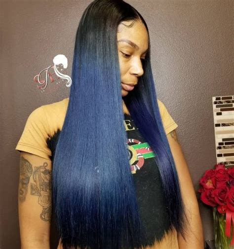 16 Stunning Midnight Blue Hair Colors To See In 2021 Midnight Blue