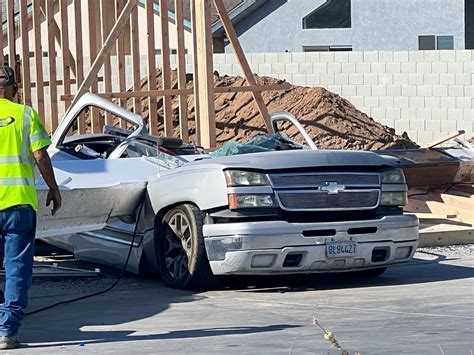 Chevy Silverado Flattened By Construction Crane Video