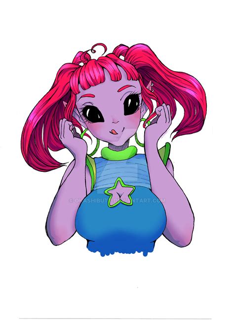 Cute Alien Girl Scan By Okashibutt On Deviantart