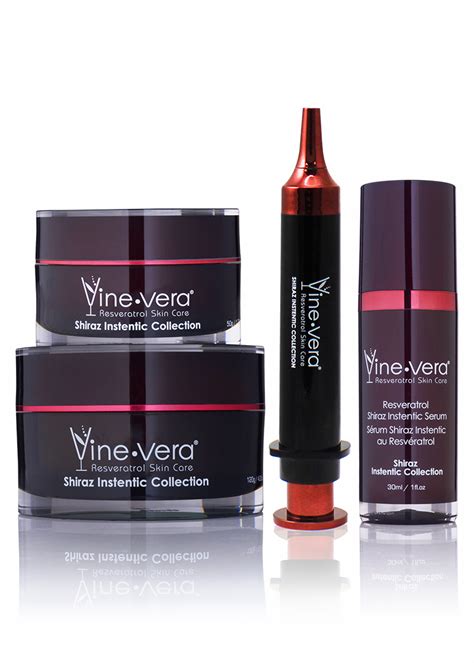 Shiraz Instentic Collection Products Vine Vera Resveratrol Skin Care