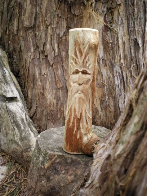 Wood Spirit Carving Tutorial Very Pic Heavy Simple Wood Carving