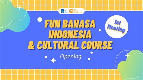 Fun Bahasa Indonesia And Cultural Course Fbicc Opening Day Youtube