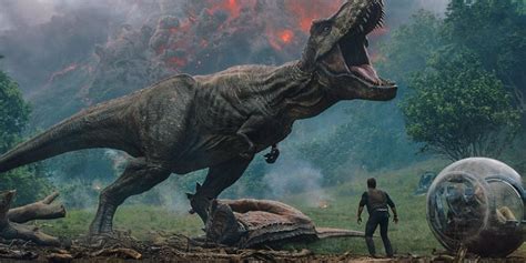 Jurassic World Fallen Kingdom Volcano And T Rex Gruesome Magazine