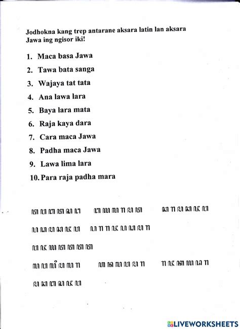 Detail Contoh Nulis Aksara Jawa Koleksi Nomer