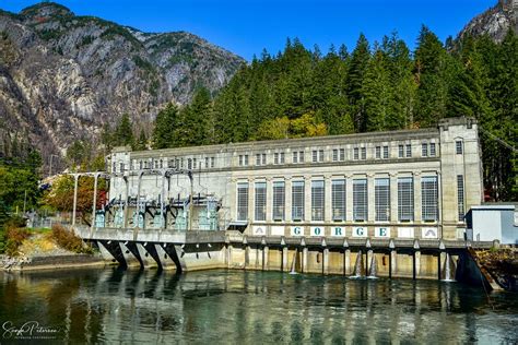 Gorge Dam Powerhouse Newhalem Wa Seattle City Light North