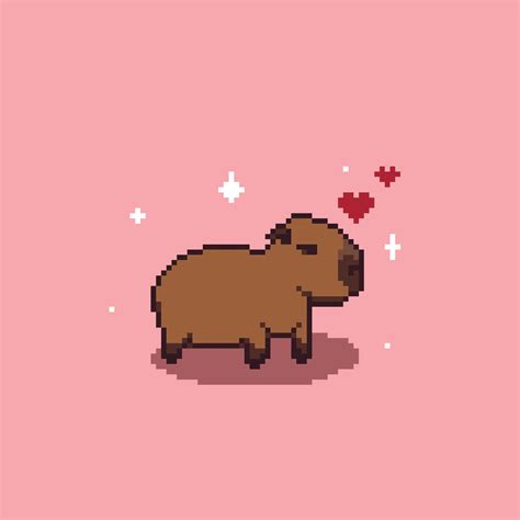 Free Capybaras Pixel Mobile Wallpaper Pack Weny Artss Ko Fi Shop