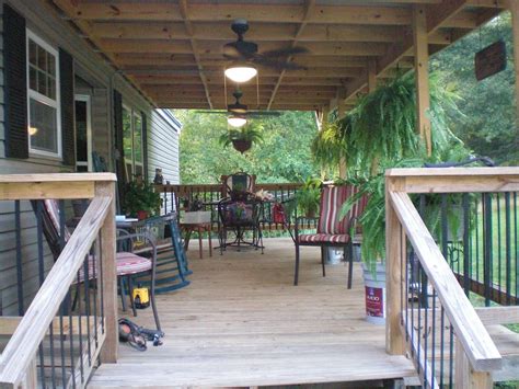 Inspiring Examples For Front Porch Designs Manufactured Homes Design