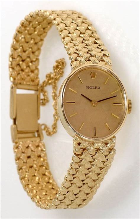 Rolex Vintage Ladies 14k Yellow Gold Watch Swisswatchexpo