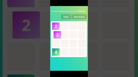 2048 Puzzle Game Youtube