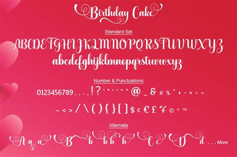 Birthday Cake Font Dafont Free