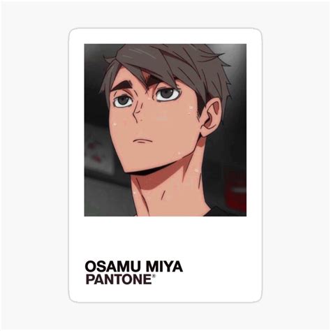 Osamu Miya Color Swatch Sticker By Dayna5970 Anime Printables Anime