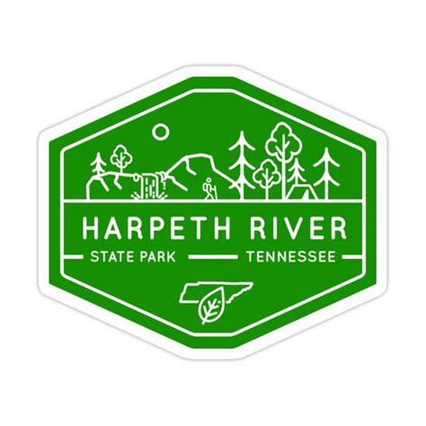 A Green Sticker That Says Harper River State Park Tennessee