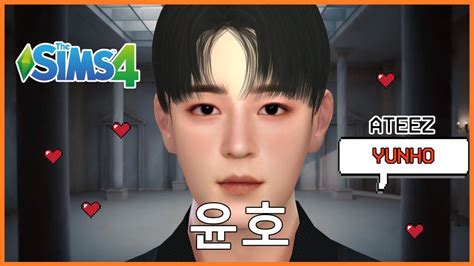 The Sims 4 Cas 🌼 Ateez Jeong Yunho I Primrose Sims 심즈 4 윤호 에이티즈