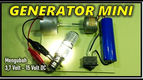 Cara Membuat Generator Listrik Dari Dinamo Dvd Membuat Generator