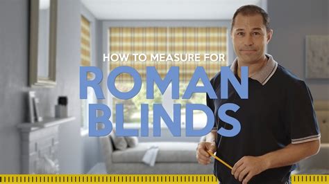 Make sure to measure both wide and long. How to measure for roman blinds - YouTube