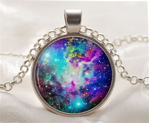 JUN Nebula Galaxy Necklace Galaxy Jewelry Nebula Necklace Space Jewelry