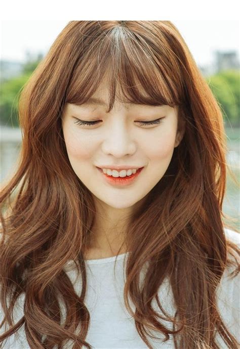 light brown korean hair color hair styles hairstyles with bangs