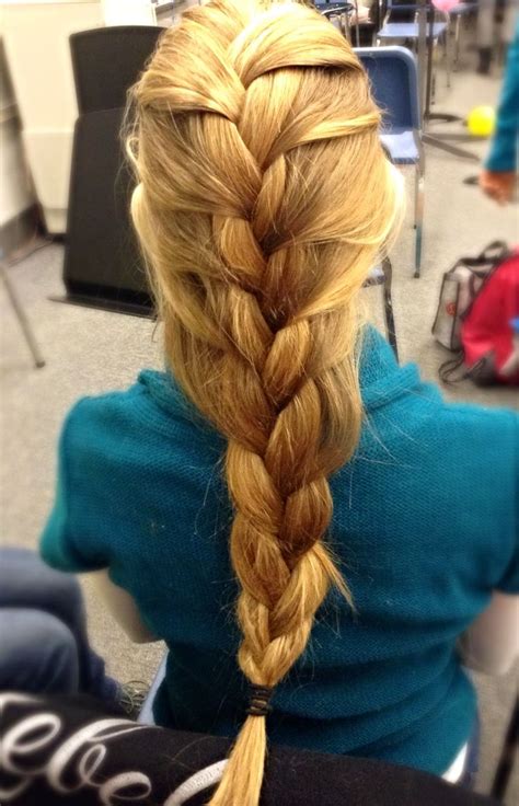 Loose French Braid Hairstyles By Me Pinterest