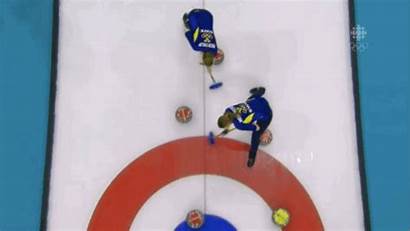 Curling Shot Swedish Hands Mess Medal Canada