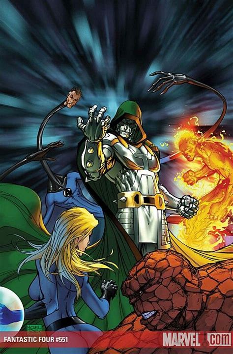 Fantastic Four Vs Doctor Doom By Michael Turner Fantastic Four