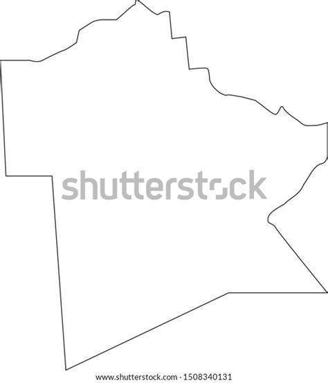 Jefferson County Map State Texas Stock Vector Royalty Free 1508340131