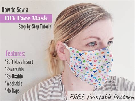 I recommend it if you're looking for a complete pattern, but. DIY Face Mask Tutorial and Pattern - Eat Pray Create