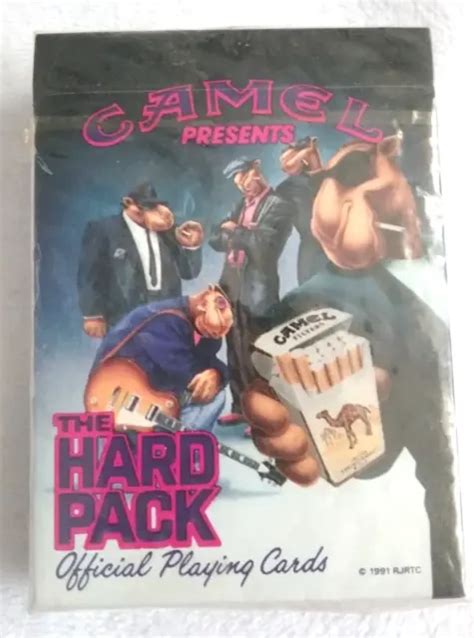 VINTAGE 1991 JOE Camel Cigarettes THE HARD PACK Playing Cards Factory