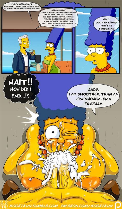 Marge Simpson Seduction Blowjob Marge Simpsons Oral Obsession Luscious Hentai Manga And Porn