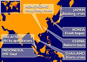 Asian financial crisis, major global financial crisis that destabilized the asian economy and then the world economy at the end of the 1990s. BBC News | Asian economic crises | Boom to Bust: Asia's ...