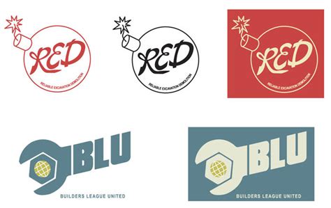 Red And Blu Team Logos Tf2 By Cartmanpt On Deviantart
