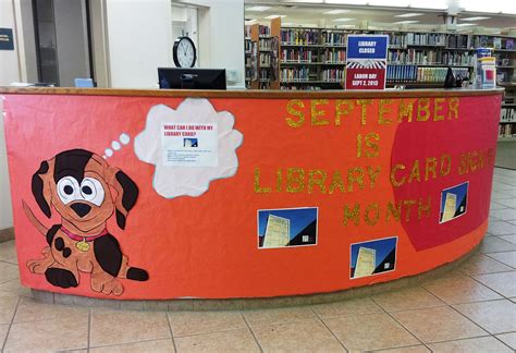 Library Card Sign Up Month Display 2013 Palm View Branch Library