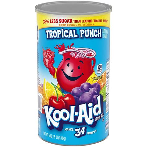 Kool Aid Tropical Punch 34 Qt