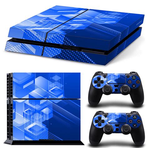 Shapes Blue Ps4 Console Skins Ps4 Console Skins Consoleskins