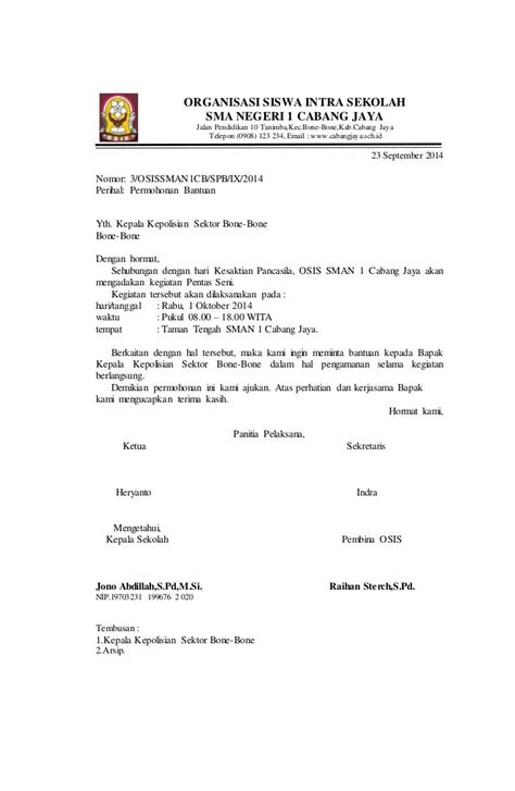 Contoh Surat Permintaan Pengawalan Polisi