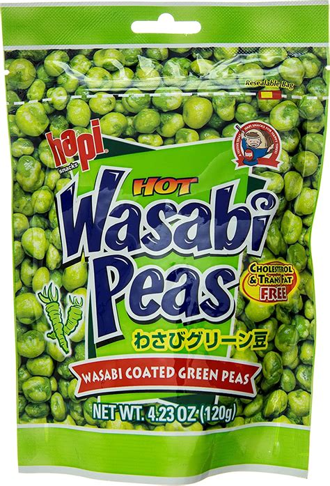 Hapi Snacks Hot Wasabi Peas Ounce Amazon Ca Grocery Gourmet Food