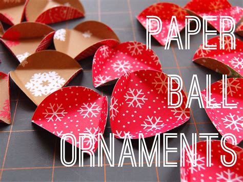 Maker Mama Craft Blog: Paper Ball Ornament Tutorial