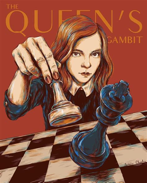 Gloss Poster 17 X 24 Inch Fast Shipping The Queens Gambit Art The