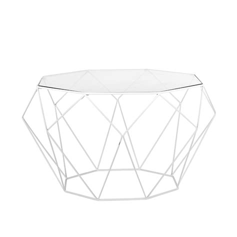 Diamond Coffee Table White