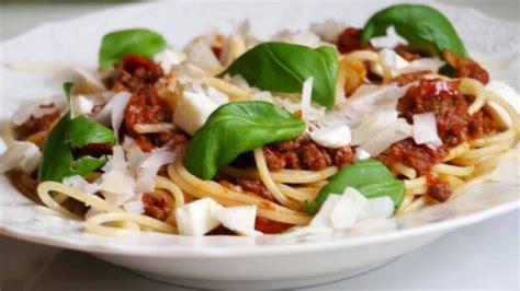 Boloňské špagety Snadné Vaření Recepty
