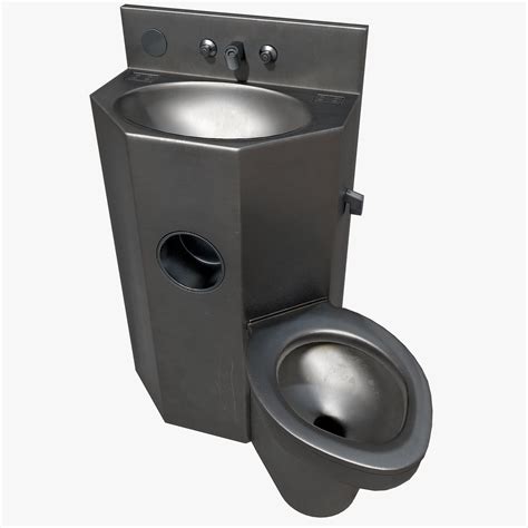 Prison Toilet 3d Model 24 Fbx Dae Blend Obj Free3d