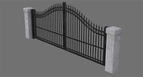 Entrance Gate 3d Model By Weeray