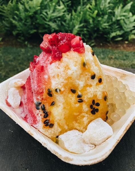 Island Vintage Shave Ice Best Dessert In Honolulu Hawaii Shave Ice