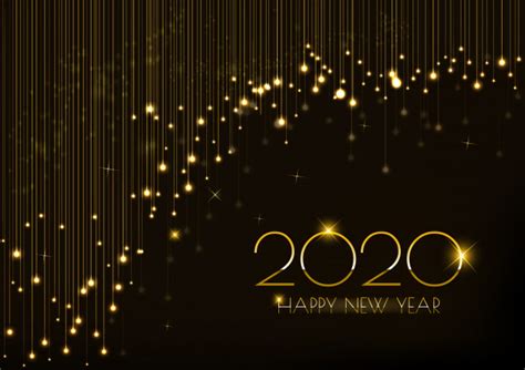 If you want similar one for you. Premium Vector | Greeting card for new year 2020 design with glowing lights curtain