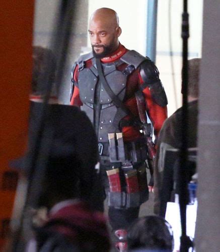 Suicide Squad Movie Deadshot Will Smith Black And Red Color Stylish Costume Ebay